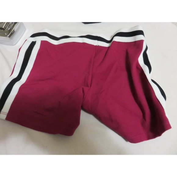 2 PAIR OF DANCE SHORTS RED LEAPING LEOTARD & BLUE MOTION WEAR SIZE ADULT SMALL - Picture 6 of 8